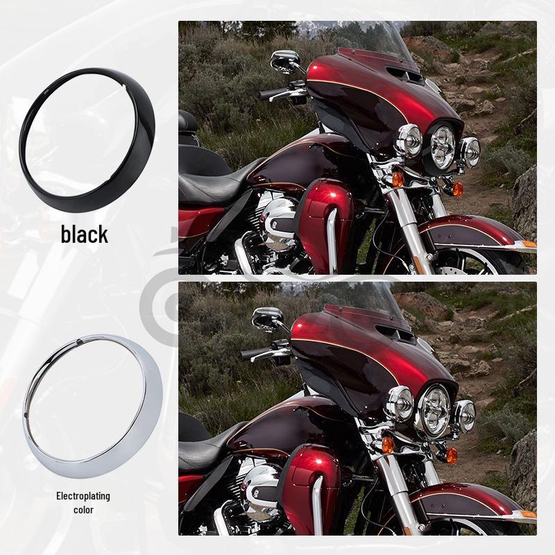 Накладка, Кольцо и Корпус Фары 7" для Harley Road Glide/King - Аксессуары для Мотоциклов