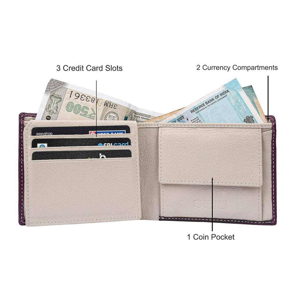 Мужской кожаный кошелек Kyle Brown/Sand