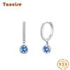Tancise 925 Sterling Silver Zircon Earrings Drop Earrings For Women Wedding Party Gifts