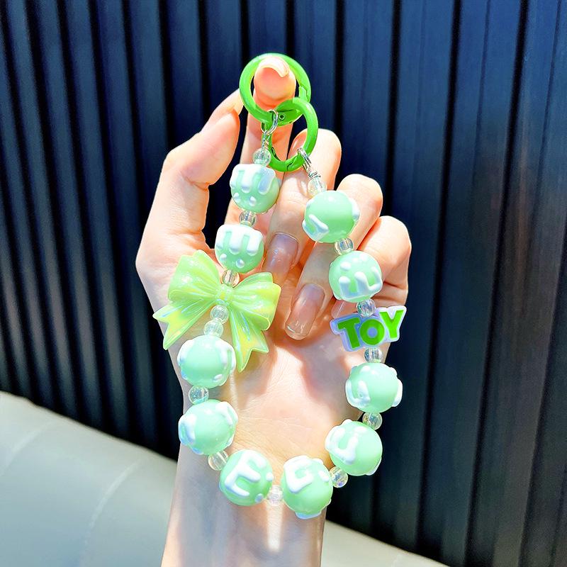 Подвеска для телефона и брелок с бантом из бисера: Подарочные аксессуары для мобильных телефонов, рюкзаков и автомобилей