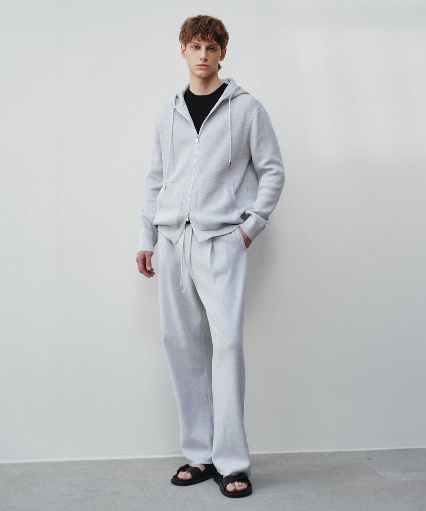 Jrium Agio Light Knit Hoodie Gray
