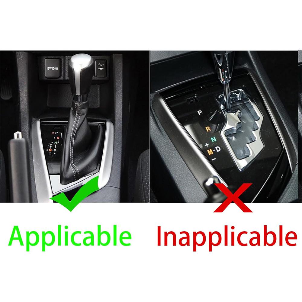 Car Gear Shift Panel Cover Trim Carbon Fiber For Toyota Corolla Levin 2014-2018