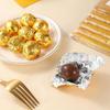100 Sheets Gold Foil Candy Wrappers Square Gilded Aluminum Foil Paper Chocolate Wrappers Diy Decorations