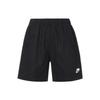 Sportswear NSW Elastic Waist Woven Straight-Leg Shorts Women Bottoms Black CZ1428-010
