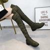 Fashion New Sexy Ladies Lace-up Over The Knee Boots Womens Plus Size Boots Shoes for Women Motorcycle Boots Winter Boots Punk Shoes998
