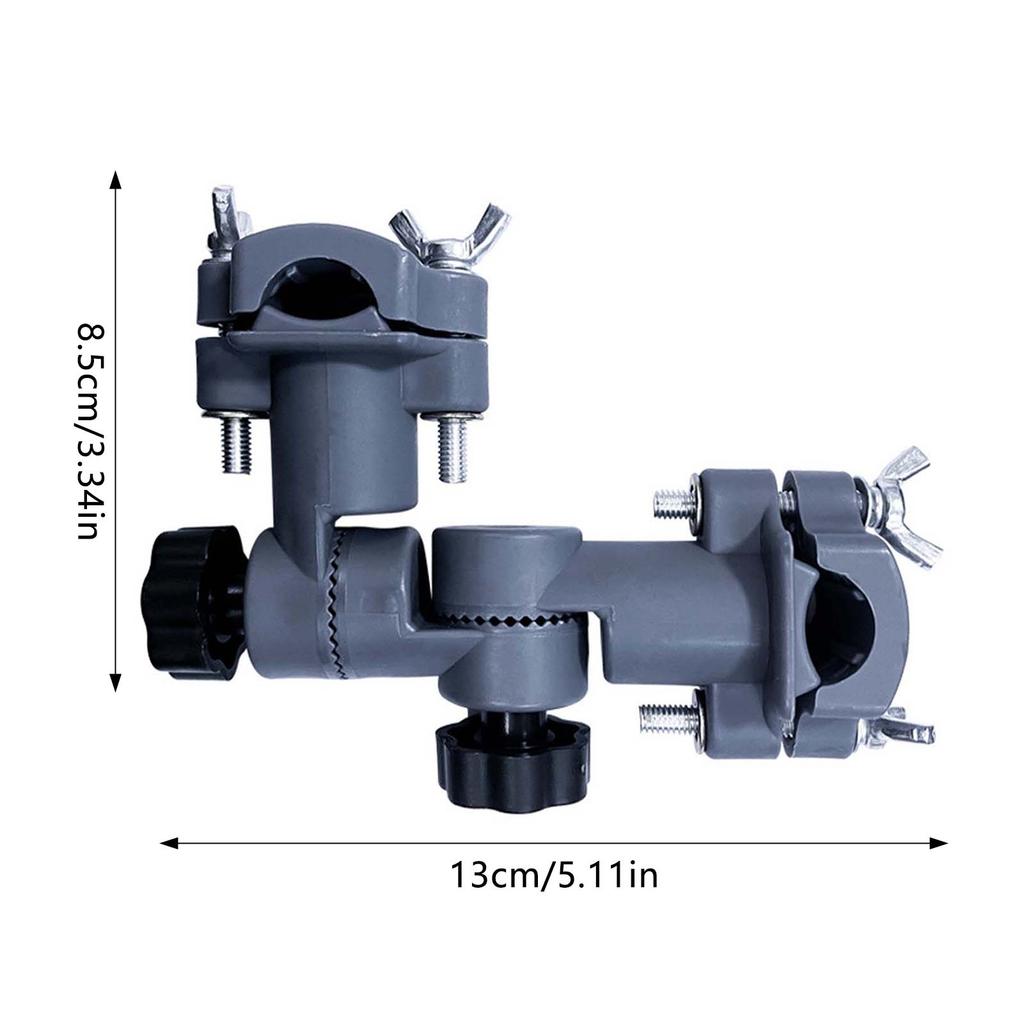 Универсальное крепление для рыболовного кресла Держатель для удочки Регулируемое крепление на 360 градусов Подходит для любого рыболовного кресла