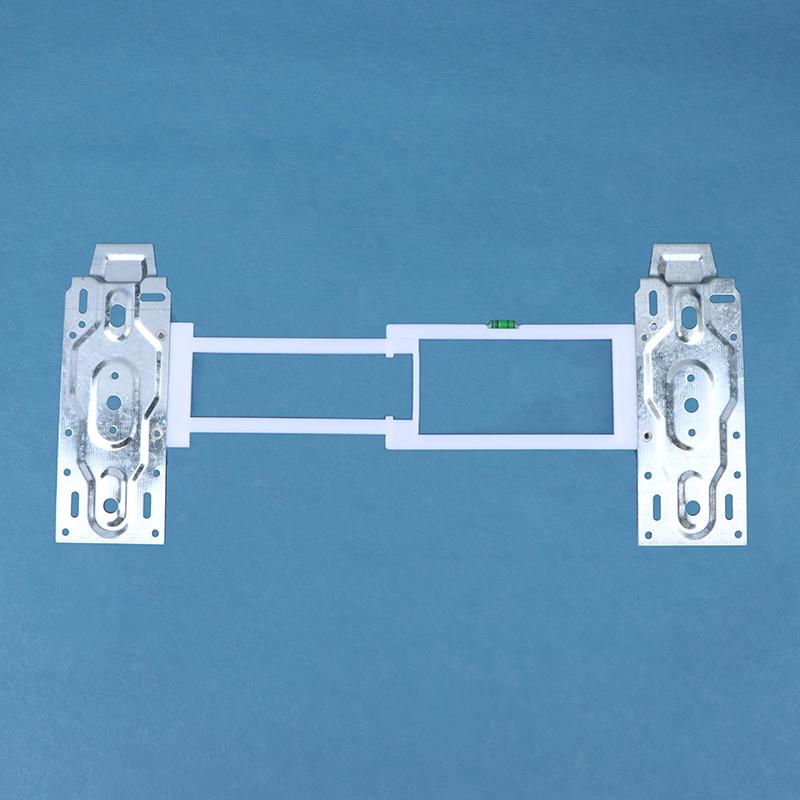 Универсальный настенный регулируемый кронштейн для внутреннего блока бытового сплит-кондиционера с уровнем