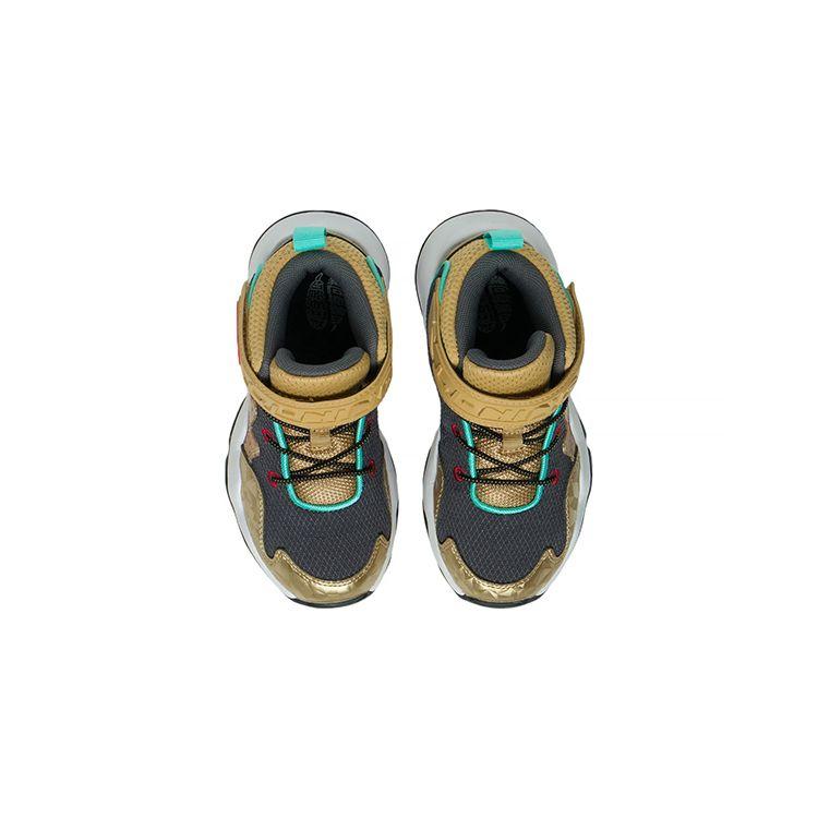 Li Ning Kids Pioneer Team 2.5 амортизирующая спортивная повседневная обувь детская повседневная обувь Ancient-Gold YKNS092-7