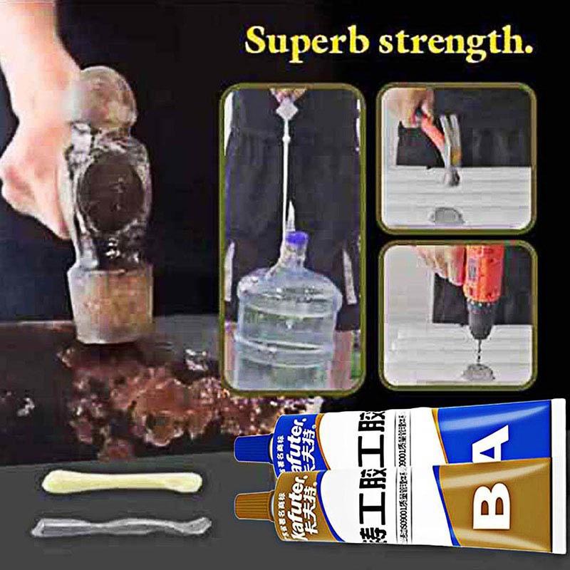 65g A+B Metal Repairing Adhesive Super Glue Iron Steel Auto Radiator Leakage Plugging Welding Glue