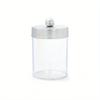 1/2pcs Acrylic Clear Cotton Swab Storage Tank Desktop Cosmetics Organizer Makeup Swab Organizer Box with Lid
