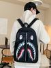 Модный рюкзак с дизайном акулы: Большая вместимость, необычный и милый для мужчин и женщин, идеально подходит для школы или путешествий.