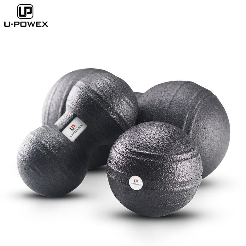 Dual Peanut Massage Ball Set Back Shoulder Neck Foot Plantar Fascia Release Yoga Therapy