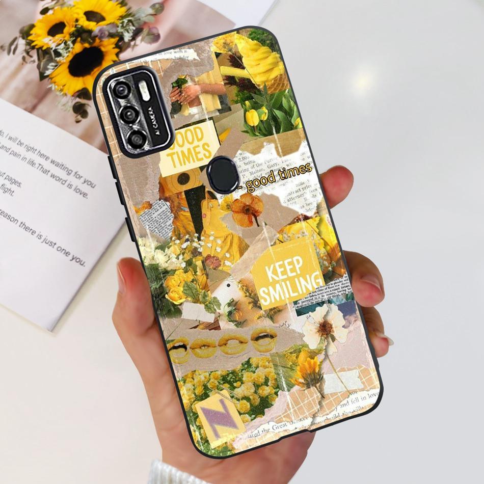 Для ZTE Blade A7s 2020 Чехол Zte A7020 Blade A7s 2020 Модный Крутой Рисунок Черный Силиконовый Мягкий Чехлы для Телефона
