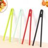 Silicone Food Clip A-shaped Holder for Kitchen Baking Tools Buffet BBQ Tongs Meat Steak Vegetable Bread Ice Cube Holder