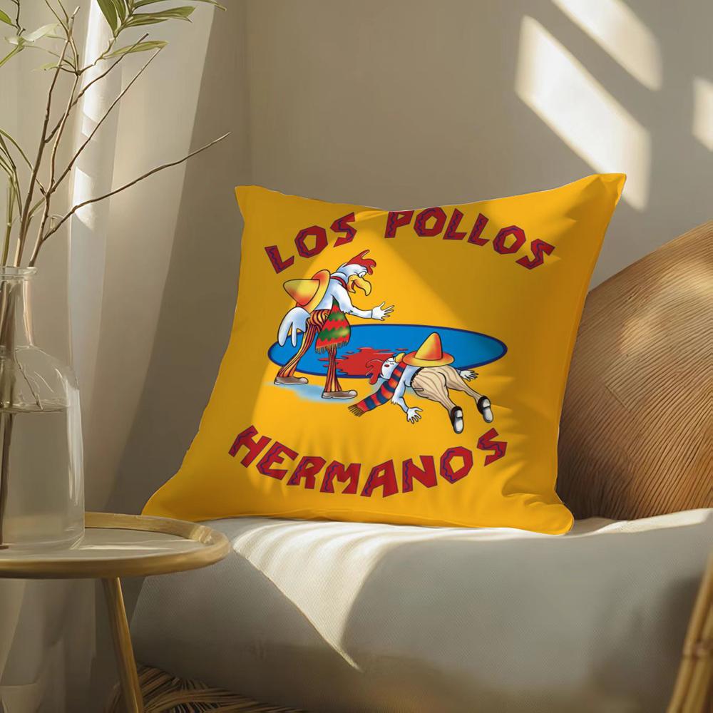 L-Los Pollos H-Hermanos Наволочка С Узором Напечатанная Наволочка Для Гостиной Подушка На Диван И Декор Спальни