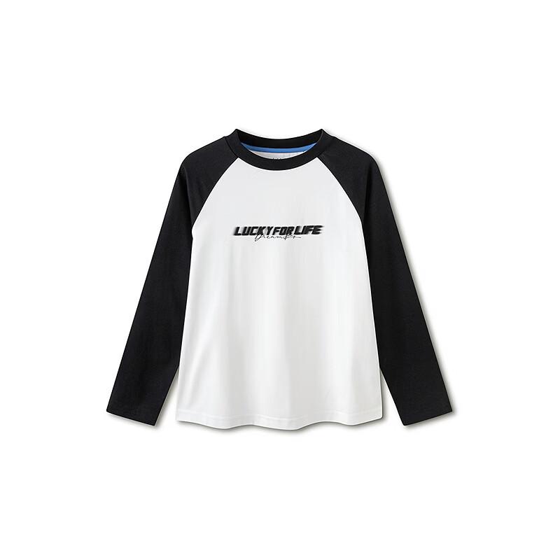 Balabala Kids' Long-Sleeve Graphic Quick-Dry Crewneck Tee