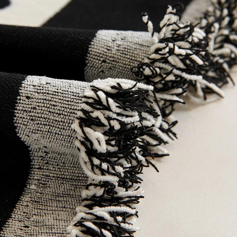 Vintage Flower Thicken Chenille Sofa Cover Sofa Blanket Simple Cushion Ins Wind Sand Hair Towel Fashion Lunch Blanket Sofa Towel