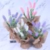Simulated 7-Head Plastic Lavender Flowers, Plastic Home Furnishings, Office Ornaments, Plants