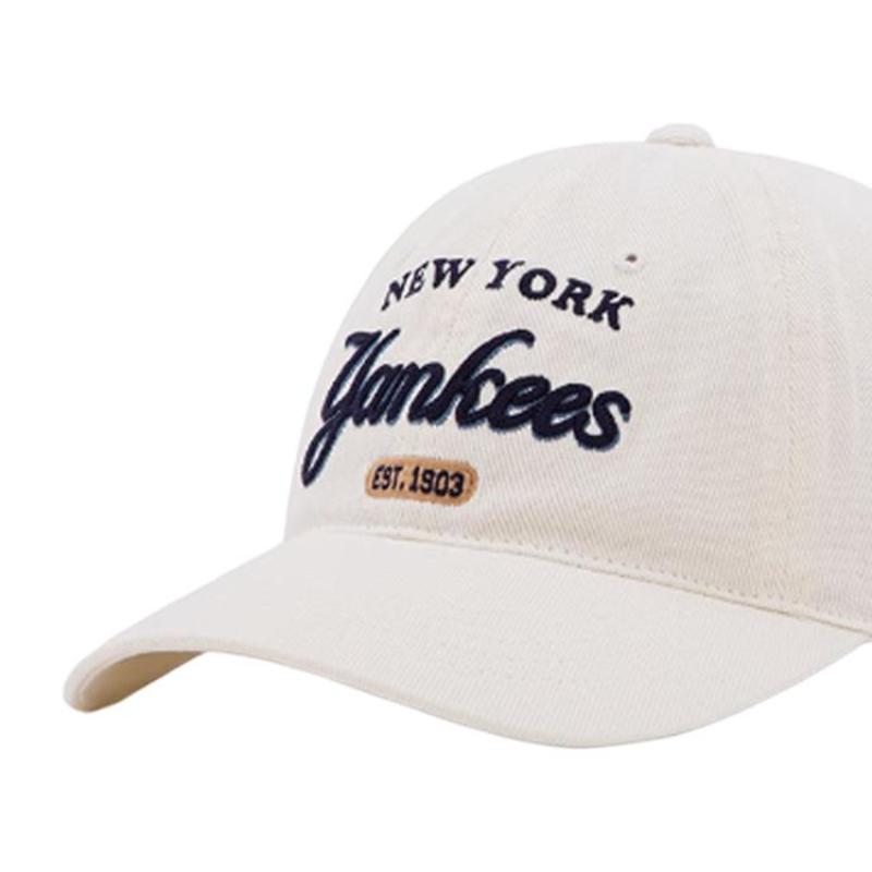MLB Хлопковые бейсболки унисекс с оригинальным дизайном, белые, модные, 3ACPD035N-50CRS