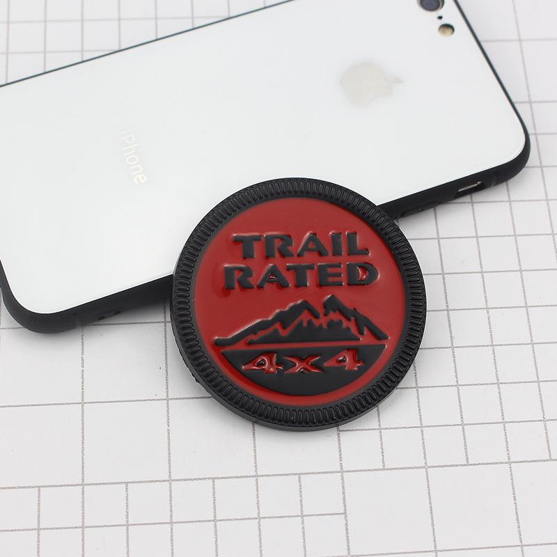 Jeep Внедорожник Compass Wrangler 4X4 Снежная Гора Металлическая Наклейка-Эмблема