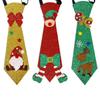 Christmas Tie New Felt Christmas Decoration Snowman Elk Christmas Tree Tie Party Decoration Children's holiday gift decoration