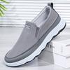 Cloth Shoes Men's Soft-soled Non-slip Canvas Shoes Slip-on Casual Shoes Lightweight Breathable Shoes