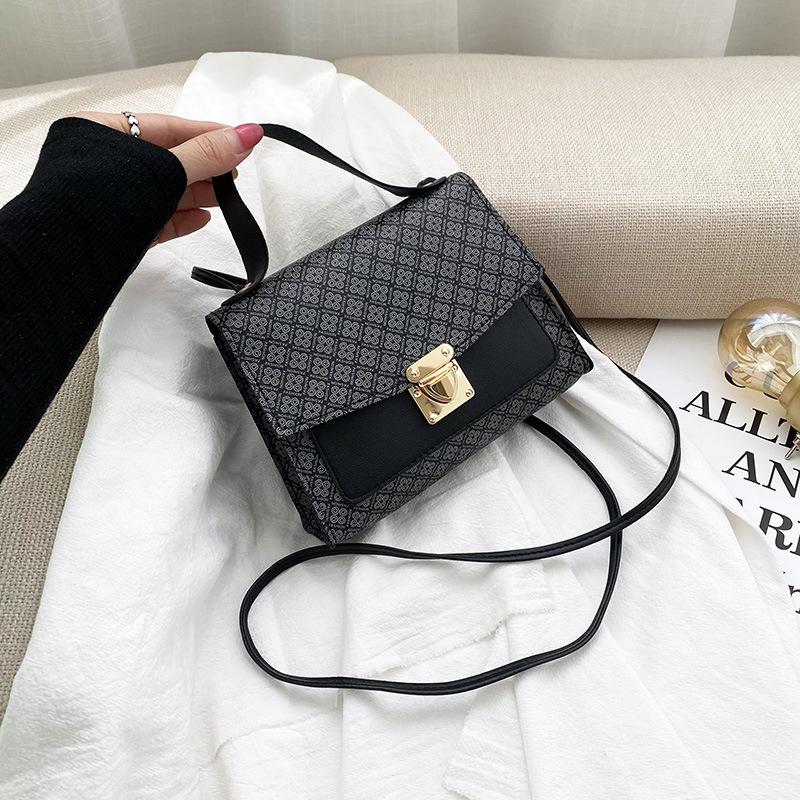 Универсальная портативная маленькая квадратная сумка, модная ретро-сумка через плечо для женщин, сумка-мессенджер, простая маленькая сумка, новая модная