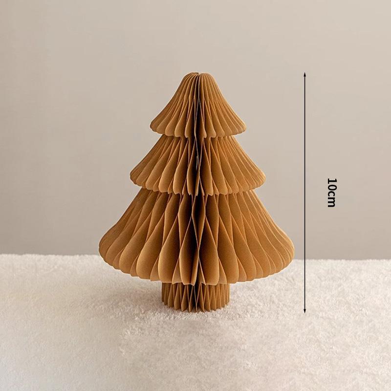 2026 Рождественская елка Сотовый шар 3D Складное украшение для рождественской елки Настольное украшение для Рождества Navidad Счастливого Нового года Декор