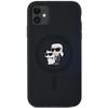 Karl Lagerfeld Силиконовый чехол Karl&Choupette Magsafe для iPhone 11 / Xr - черный