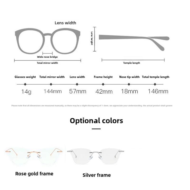 Безрамочные Металлические Очки от Миопии с Защитой от Синего Света, Роскошные Дизайнерские Линзы, Бизнес, Продвинутые, Ультралегкие, Удобные Очки, от 0 до -4.0