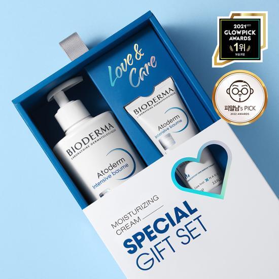 [Подарочный набор/эксклюзивный план интернет-магазина] Bioderma Atoderm Интенсивный бальзам 500 мл + план 75 мл