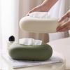 Silicone Tissue Box,Creative Napkin Organizer,Decorative Box Covers for Kleenex Cube,Anti Fall Tissue Dispenser,Napkin Organizer for Office Living