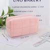 1pc Pink/White/Blue Pillow Design Cosmetic Bag Pencil Case Pen Pouch Large-capacity Student Storage Pencil Case