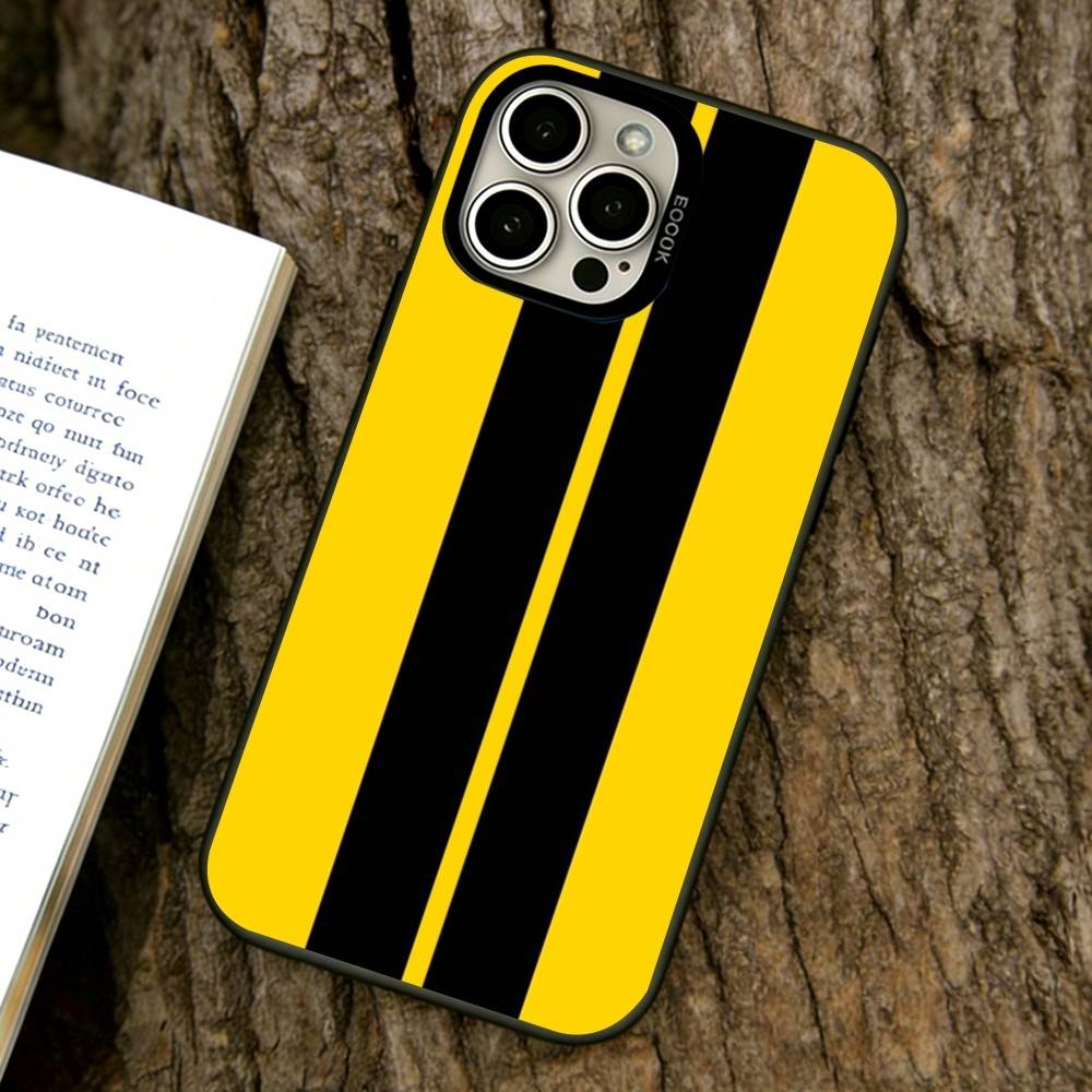 Linear form Phone Case For iPhone 17,16,15,14,13,12,11 Plus,Pro Max,XS,Colorful Silver Black Cover
