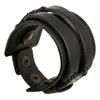Men Women Punk Retro Wide Faux Leather Belt Bracelet Wristband Jewelry Gift