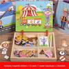 Wooden Jigsaw Puzzle For Toddlers With Magnetic Features For Early Learning And Skill Development