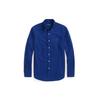Polo FW21 Logo Embroidered Oxford Long Sleeve Shirt Men Shirts Blue MNPOWOV16821770-400