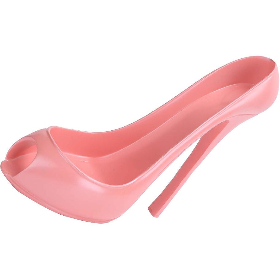 TOPINCN Wine Rack Synthetic Wine Bottle Display Holder Innovative Highheeled Shoe Shape Home Decoration Accessories()