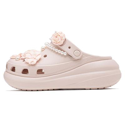 Crush Clog Дневник любви EVA Молодежные Удобные и Универсальные Туфли с отверстиями Женские Кварцево-розовые