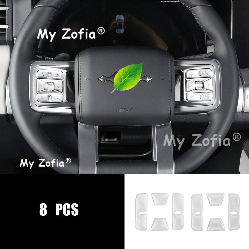 Car Decorative Stickers Car Interior Modification for Buttons Knobs Accessories For BYD Ti7 Leopard Titanium 7 2025 2026