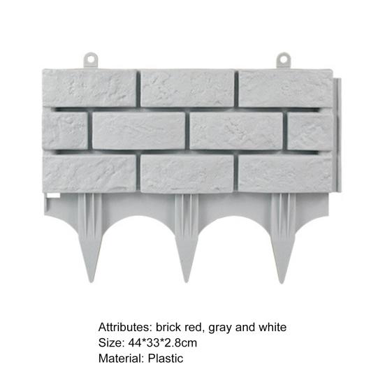 Садовый забор, гибкие атмосферостойкие пластиковые панели для ландшафтных дорожек, садовый забор для двора