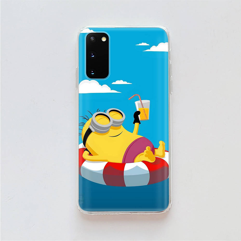 AM27 Minion Прозрачный чехол для Samsung A04 A14 A23 A34 A54 M23 M33 M52 M53 Realme 10 9 C30S C35 C55 VIVO Y02 Y21 Y33S Y51 X80 V25 Чехол