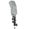 Крепление вспышки для камеры Поворотный кронштейн для вспышки Speedlite Кронштейн для подставки для вспышки с креплением на холодный башмак 1/4 дюйма и 3/8 дюйма