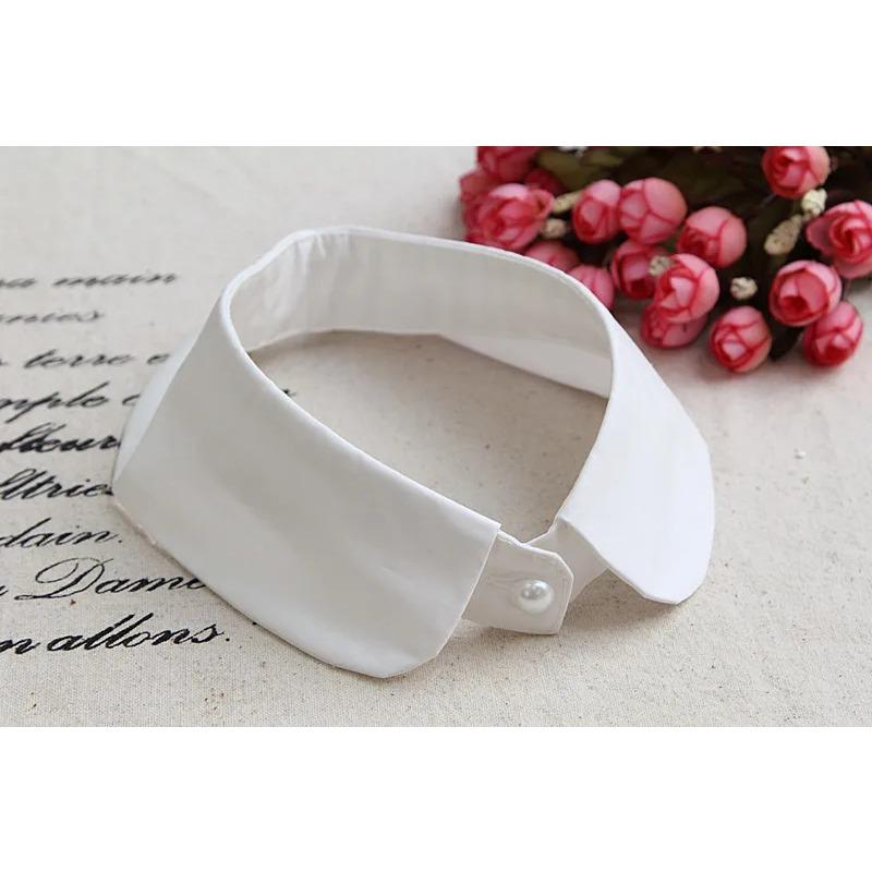 Women Autumn Winter Removable False Collar White Removable Faux Col Detachable Collars for Women Blouse Shirt Sweater Decor
