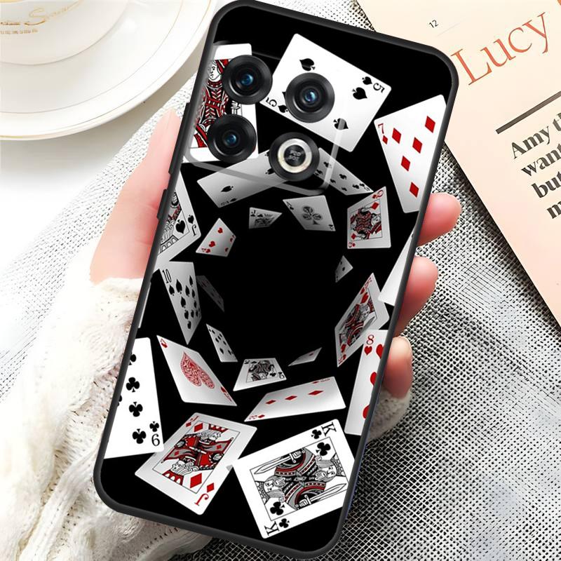 Las Vegas Casino Poker Cover For OnePlus 15 13 13R 13T 12 12R 10T 11 10 Pro OnePlus Nord CE 5 3 4 Lite N20 N30 Case