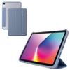 Elecom IPad Mini Pro Mini Flap TPU Impact Clear (A17 2024) (6th Generation) Case, Case, Material, Resistant, Thin, Lightweight, Back, Blue-Gray Frame,