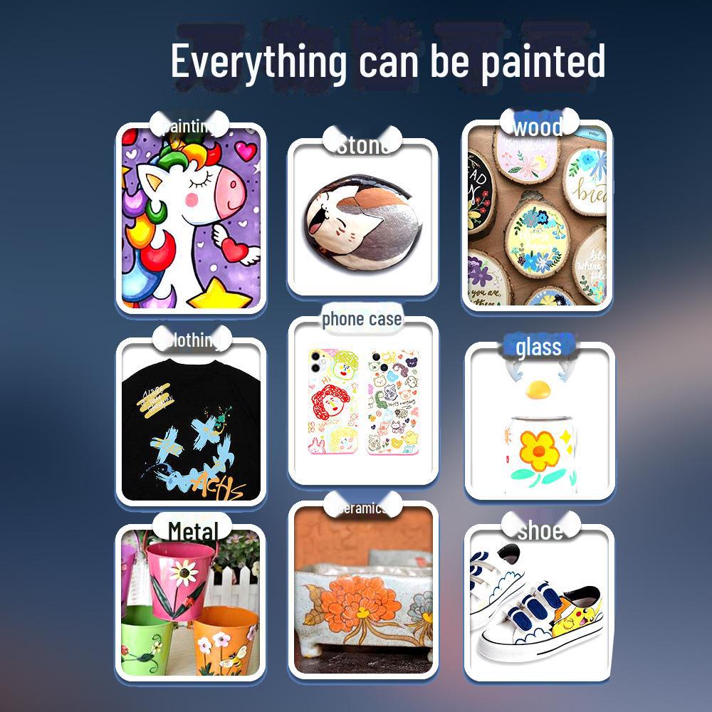 Нетоксичные акварельные маркеры: Ручки True Color Art для детского сада, наборные акриловые кисти