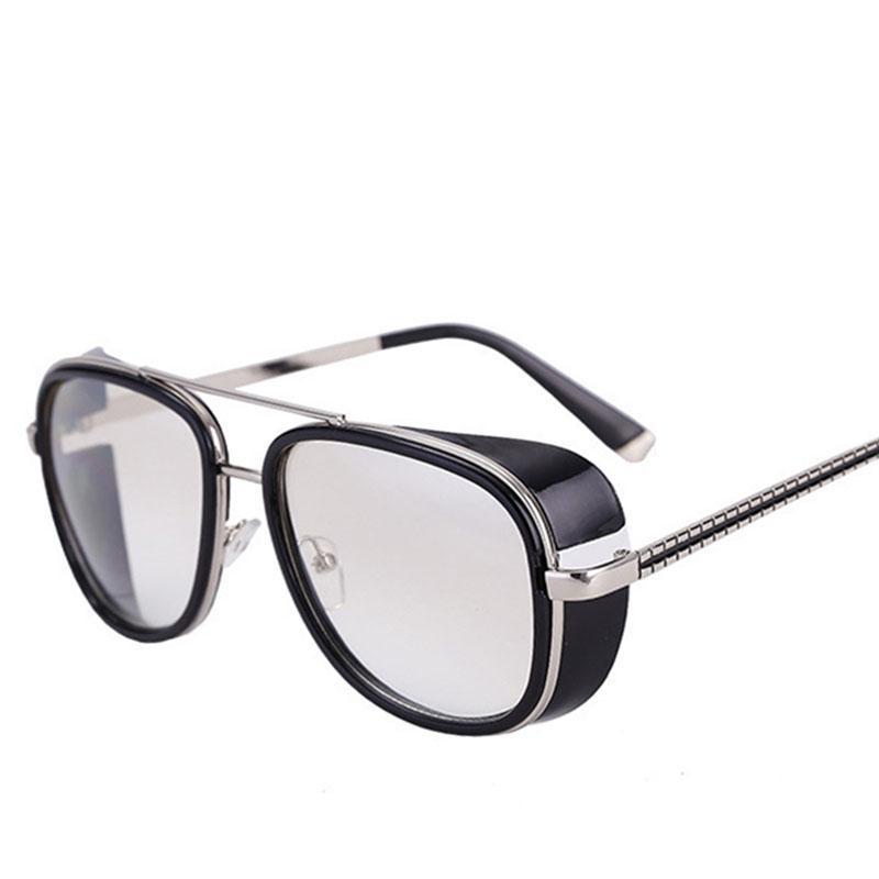 Железный человек, уличные солнцезащитные очки Mannen Tony Stark Zonnebril, солнцезащитные очки в стиле панк, очки для мужчин и женщин ручной работы