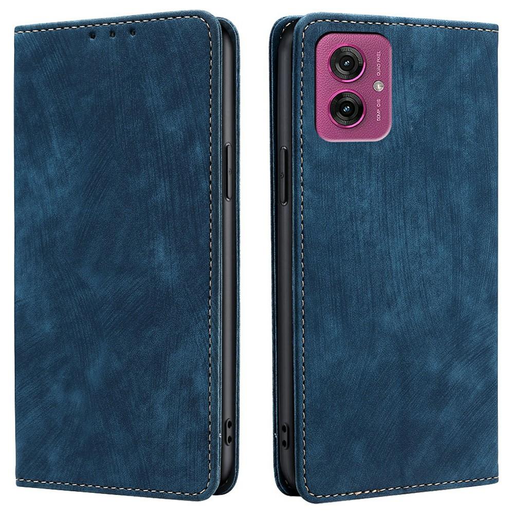For Motorola Moto G55 5G Case RFID Blocking Wallet Leather Phone Cover