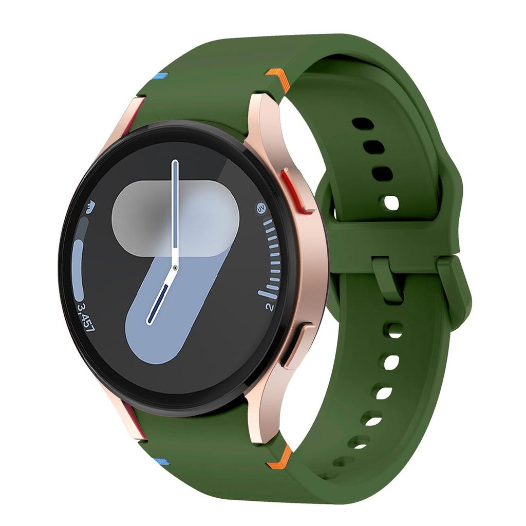 НОВЫЙ Силиконовый Ремешок для Samsung Galaxy Watch 7 6 5 4 40мм 44мм 5Pro 45мм Спортивный Браслет для Galaxy Watch 6 Classic 43мм 47мм Лента